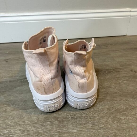 Converse Chuck Taylor All Star Light Pink Move Platform Sneakers Women’s Size 6 - Picture 4 of 7
